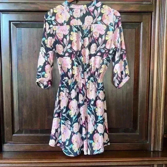 Lush woman’s Dress, Floral, Black & Pink! Size S - Picture 8 of 11